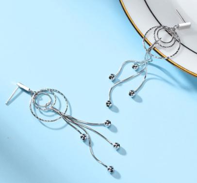 L'usine vend directement des boucles d'oreilles pour femmes plaquées or en argent sterling 925