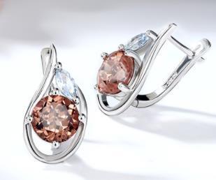 Diapore Anniversaire Cadeau d'anniversaire en argent sterling Boucles d'oreilles pour femme