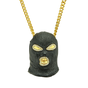 Collier Hip Hop Counter Strike Headgear Noir