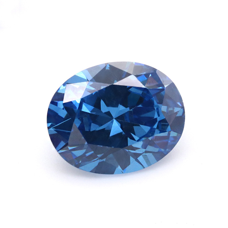 VVS Tanzanite 5A Ovale 3EX Cubic Zirconia