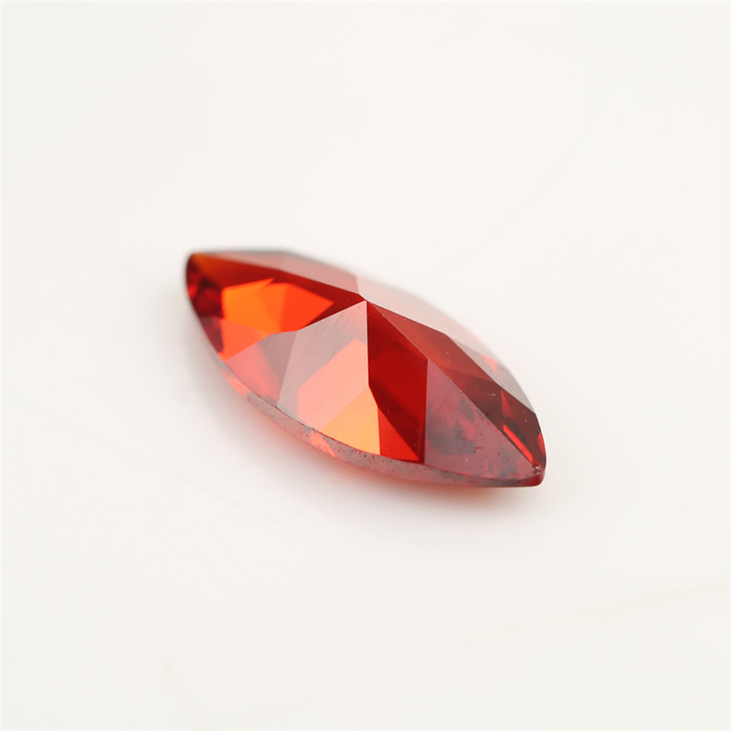 5A Fabricant rouge personnalisé marquis zircon cubique de gros pour les bijoux