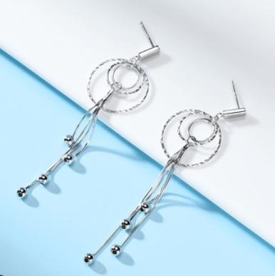 L'usine vend directement des boucles d'oreilles pour femmes plaquées or en argent sterling 925