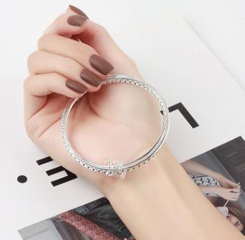 Nouveau bracelet tendance en argent sterling 925 Sanhuan pour femme