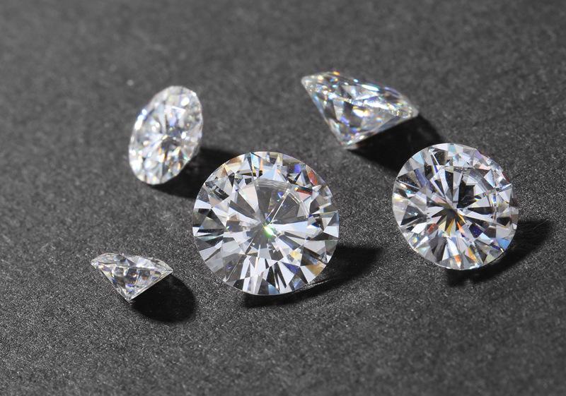 8.0mm Morsonite prix d'usine de haute qualité Moissanite synthétique VVS