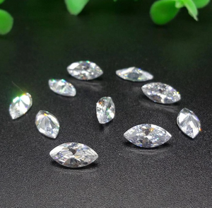 2.5*5mm VVS Marquise Cut Haute Qualité 3EX Usine Prix de Gros DEF Moissanite Synthétique Moissanite