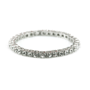 Nouveau bracelet de tennis en diamant personnalisé avec boucle à ressort