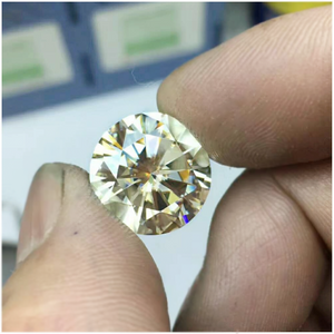 0.8-3.0mm Jaune Haute Qualité DEF Round Brillant Cut Moissanite pour la fabrication de bijoux