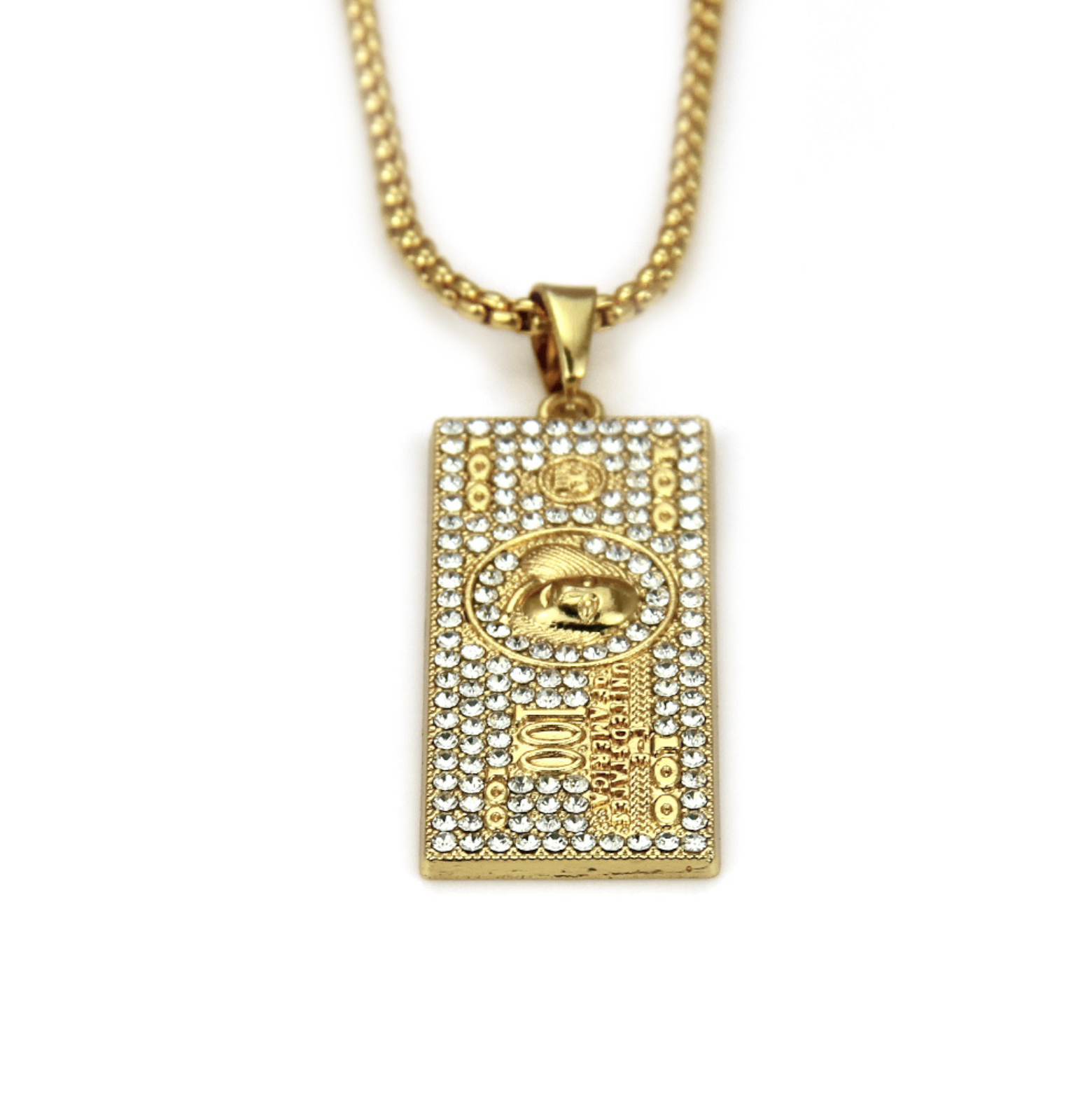 Pendentif collier hip hop à un million de dollars