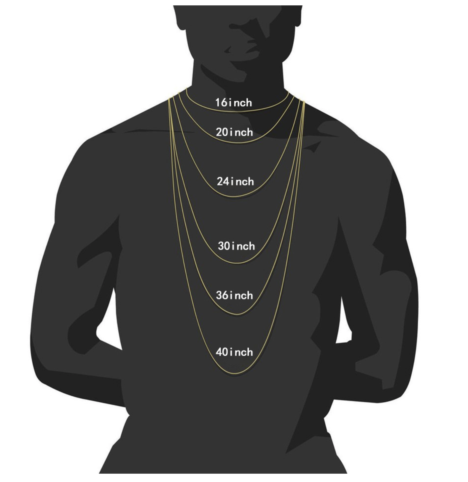  Collier à maillons cubains à combinaison bicolore Hip Hop