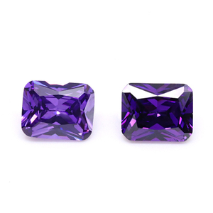 Mysterious Dark Purple 3A VVS Brillant Cubic Zirconia pour la fabrication de bijoux