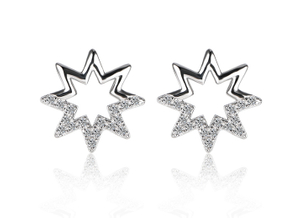 Boucles d'oreilles en argent sterling 925 de la meilleure qualité