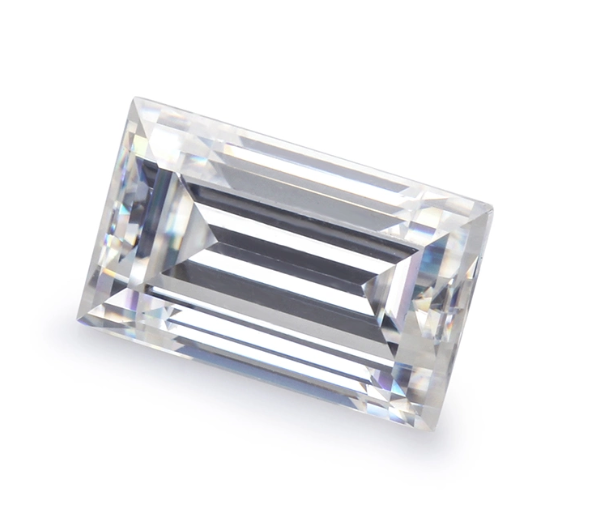 Vente en gros d'usine Forme de baguette Super White DEF Couleur VVS Loose Moissanite