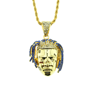 Hip Hop Singer Avatar Collier Pendentif en cristal Pendentif