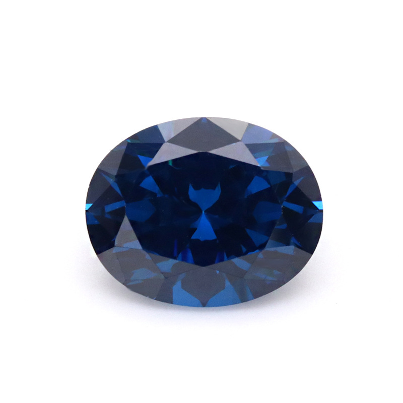 VVS Tanzanite 5A Ovale 3EX Cubic Zirconia