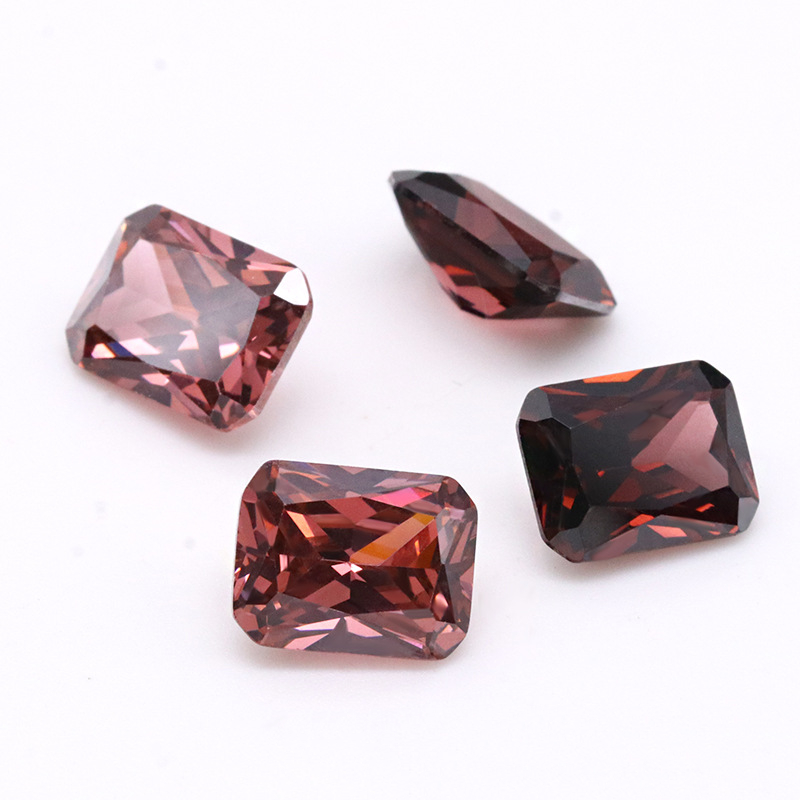 Couleur spéciale Rouge Zircon Factory Vente en gros de pierres précieuses de haute qualité