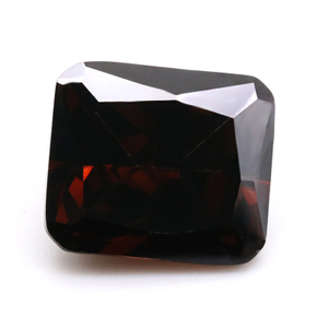 Café noir 3A Crystal Gem Factory Zircon en gros