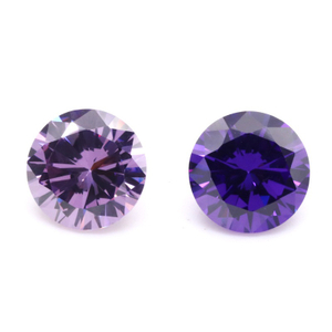 Deep Purple Zircon Naked Stone Gem Vente en gros