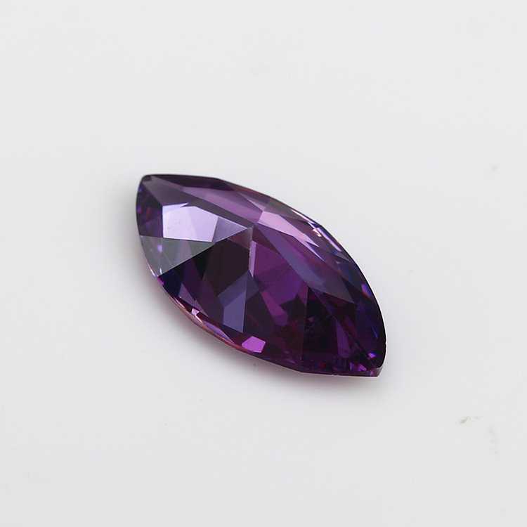 5A Custom Shiny Purple Fabricant de gros de zircons cubiques Marquis pour les bijoux