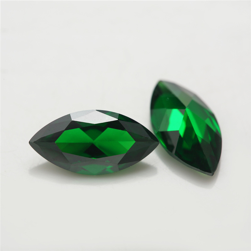 5A Custom Green Fabricant de gros de zircons cubiques Marquis pour les bijoux