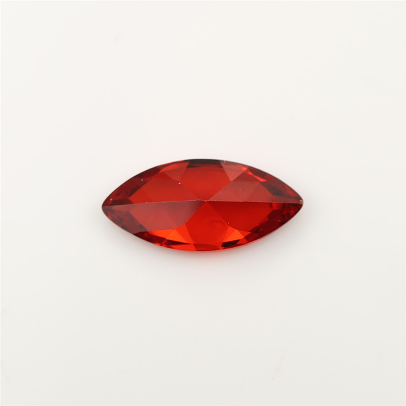 5A Fabricant rouge personnalisé marquis zircon cubique de gros pour les bijoux