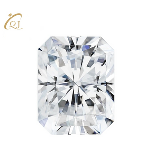 6*8mm D Couleur VVS Radiant Cut Haute Qualité 3EX Usine Prix Moissanite Synthétique Moissanite