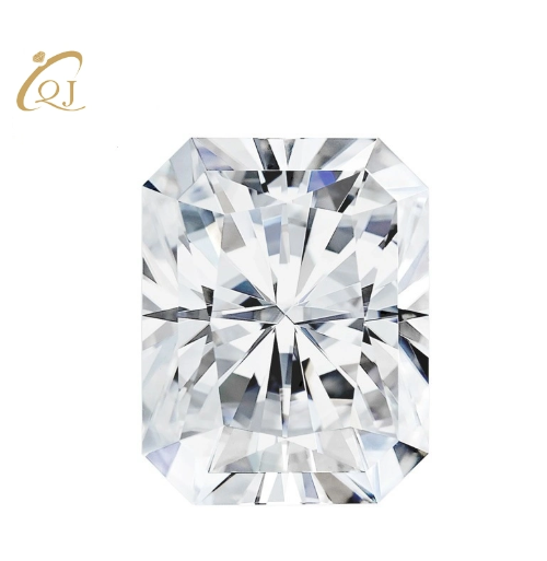 2*4mm D Couleur VVS Radiant Cut Haute Qualité 3EX Usine Prix Moissanite Synthétique Moissanite