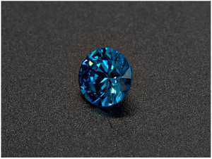 12,0-13,0 mm de haute qualité DEF Round Brillant Cut Blue Moissanite pour la fabrication de bijoux