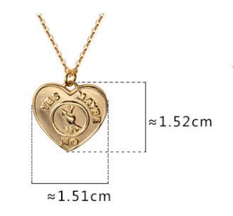 Vente chaude de pièce de monnaie de forme de coeur de collier de bijoux en argent de la mode 925 adaptée aux besoins du client d'OEM