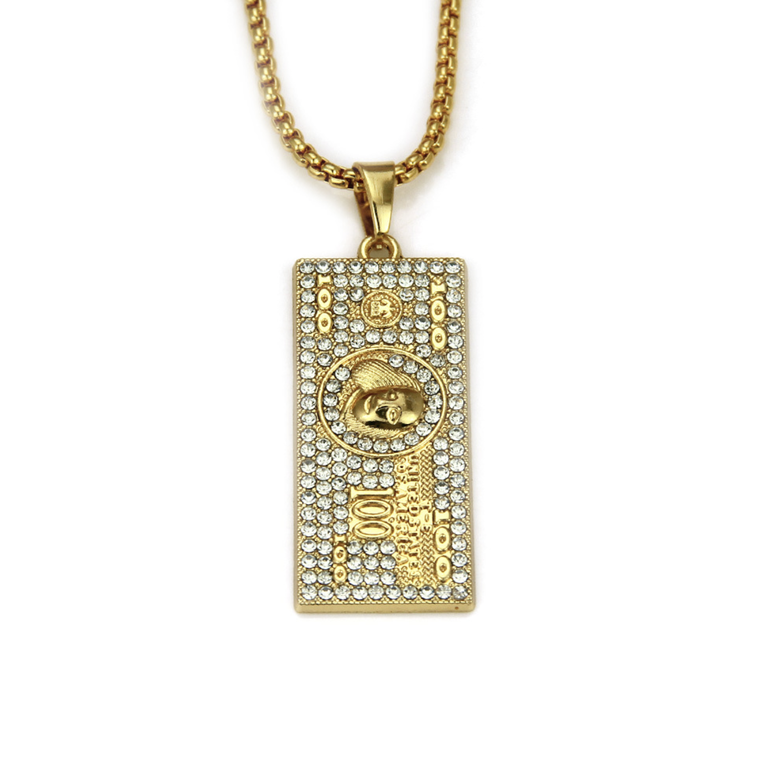 Pendentif collier hip hop à un million de dollars