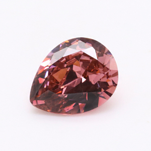 Vente en gros 3A Rouge en forme de poire VVS Cubic Zirconia