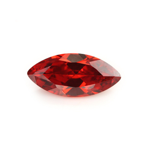 5A Fabricant rouge personnalisé marquis zircon cubique de gros pour les bijoux