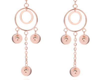 Boucles d'oreilles mode plaquées argent sterling 925 Minority Design