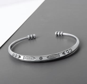 Bracelet personnalisé en argent sterling 925 fait à la main de style national