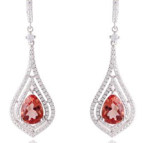 Boucles d'oreilles pendantes pour femmes en argent sterling Style classique S925 Conception de bijoux de mariage