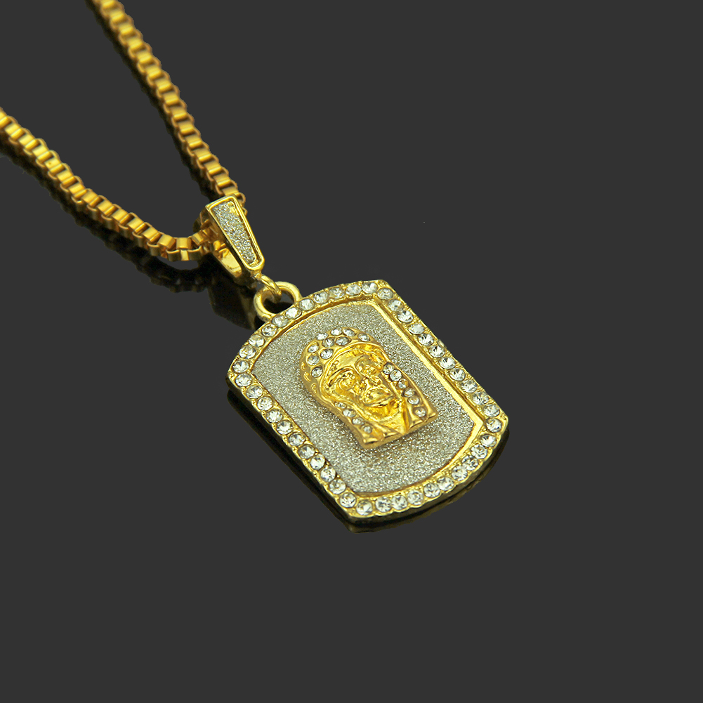 Hip Hop Jesus Army Card Collier Pendentif