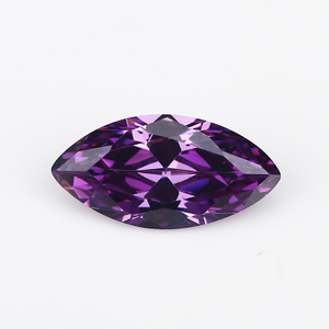 5A Custom Shiny Purple Fabricant de gros de zircons cubiques Marquis pour les bijoux