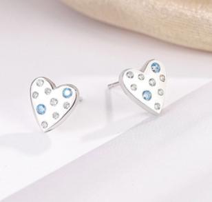 Boucles d'oreilles mignonnes plaquées or en argent sterling 925 Love Cookies