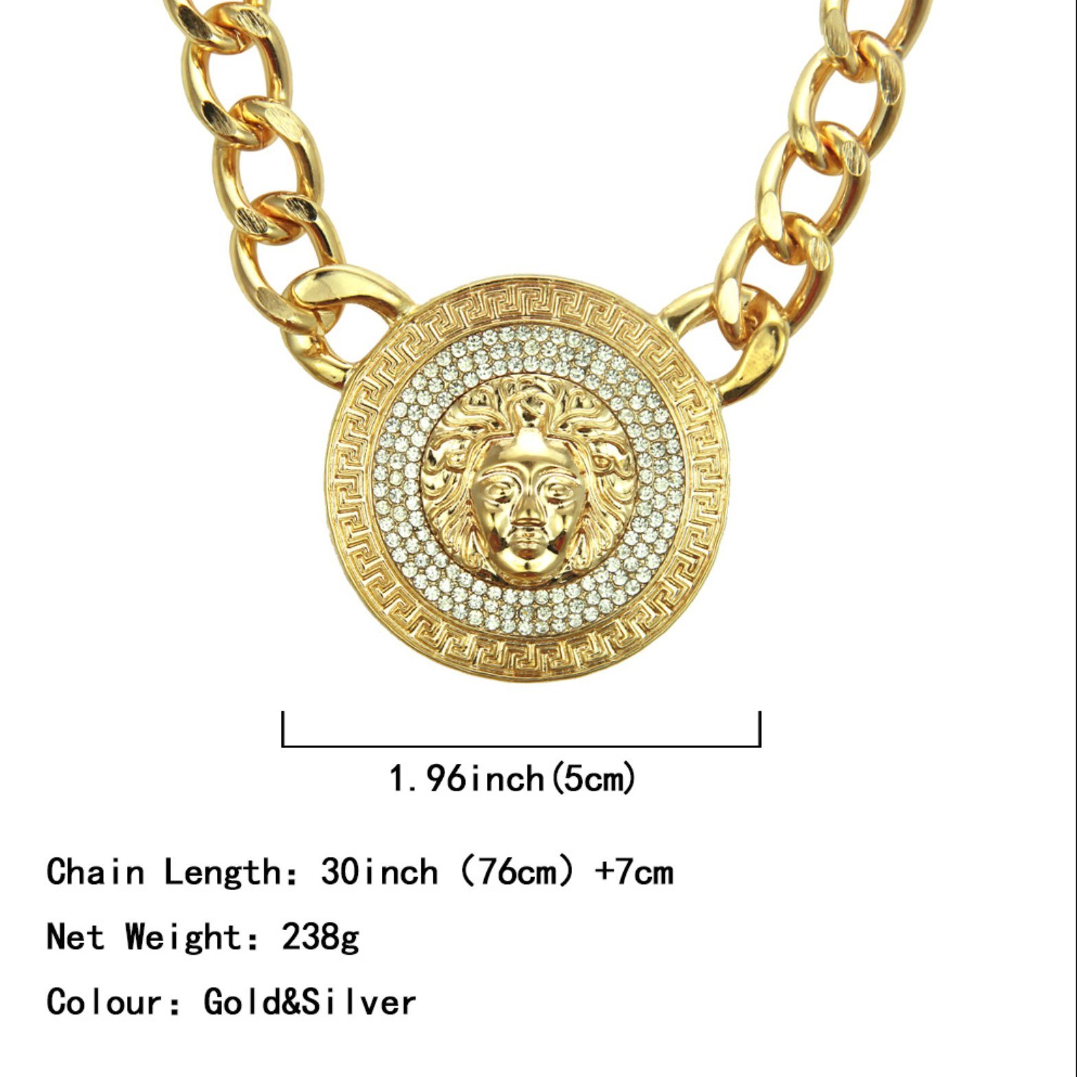 Collier de chaîne de diamants à la mode Accessoires Hip Hop