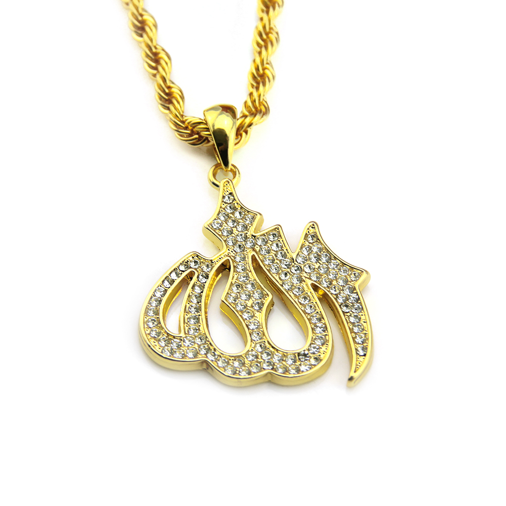 Collier de lampe de style exagéré Pendentif Hip Hop pour hommes