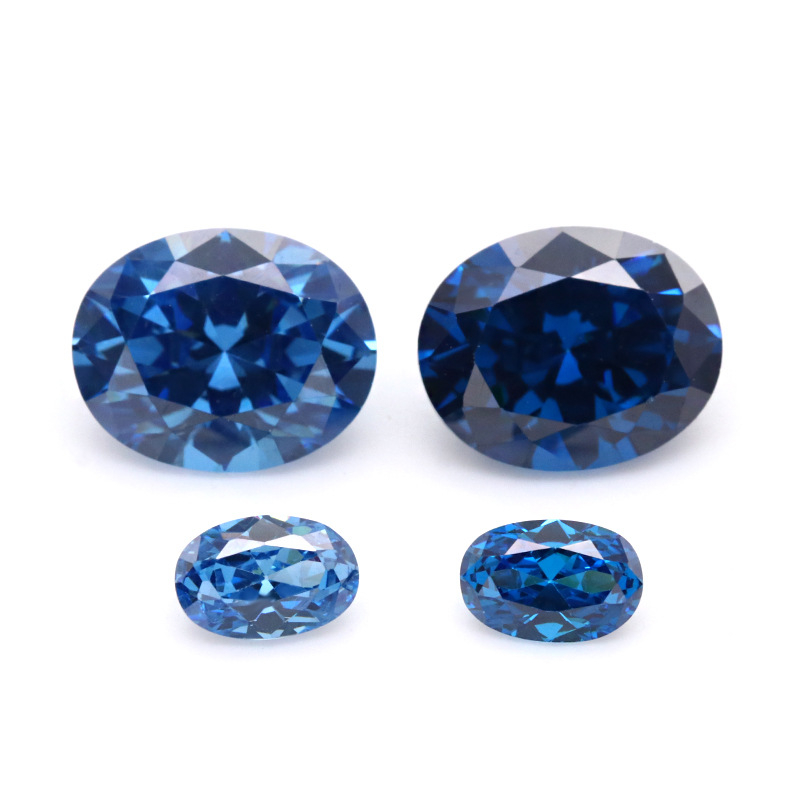 VVS Tanzanite 5A Ovale 3EX Cubic Zirconia