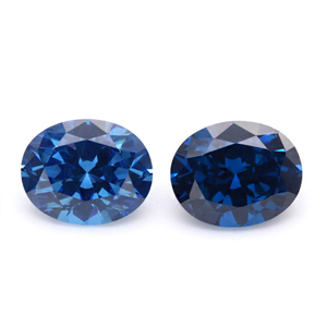 VVS Tanzanite 5A Ovale 3EX Cubic Zirconia