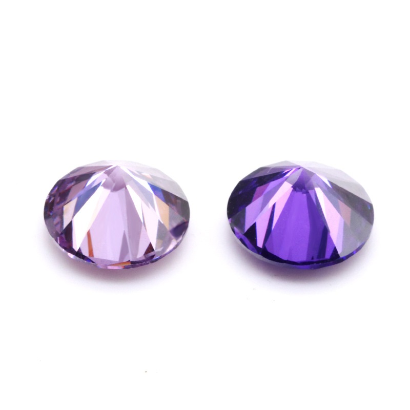 Deep Purple Zircon Naked Stone Gem Vente en gros