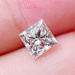 9.5mm Princess Cut VVS 3EX Usine Prix de gros Moissanite Moissanite synthétique de haute qualité