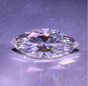 4*8mm VVS Marquise Cut Haute Qualité 3EX Usine Prix de Gros DEF Moissanite Synthétique Moissanite