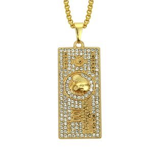 Pendentif collier hip hop à un million de dollars