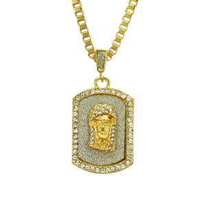 Hip Hop Jesus Army Card Collier Pendentif