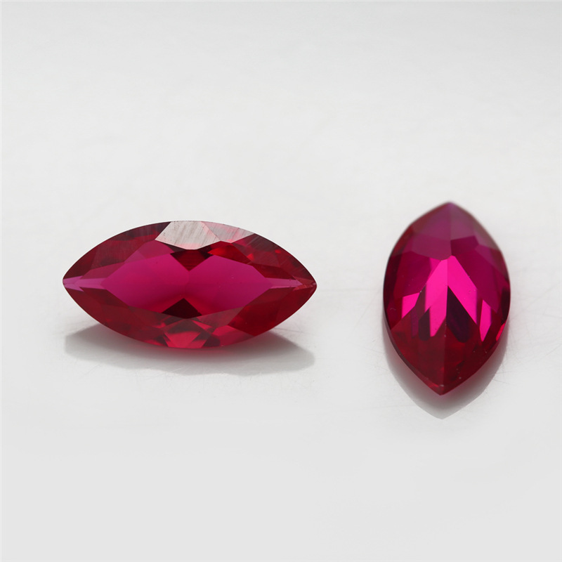 5# Marquis Red Corindon rubis de gros de haute qualité pour les bijoux