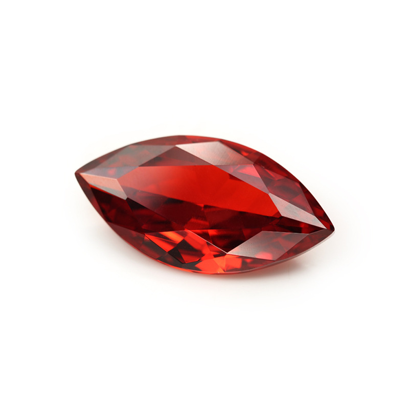 5A Custom Oxblood Red Manufacturer Wholesale Marquis Cubic Zirconia for Jewelry