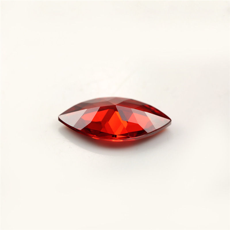 5A Custom Oxblood Red Manufacturer Wholesale Marquis Cubic Zirconia for Jewelry