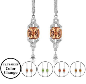 Boucles d'oreilles en argent sterling 925 élégantes et élégantes de printemps